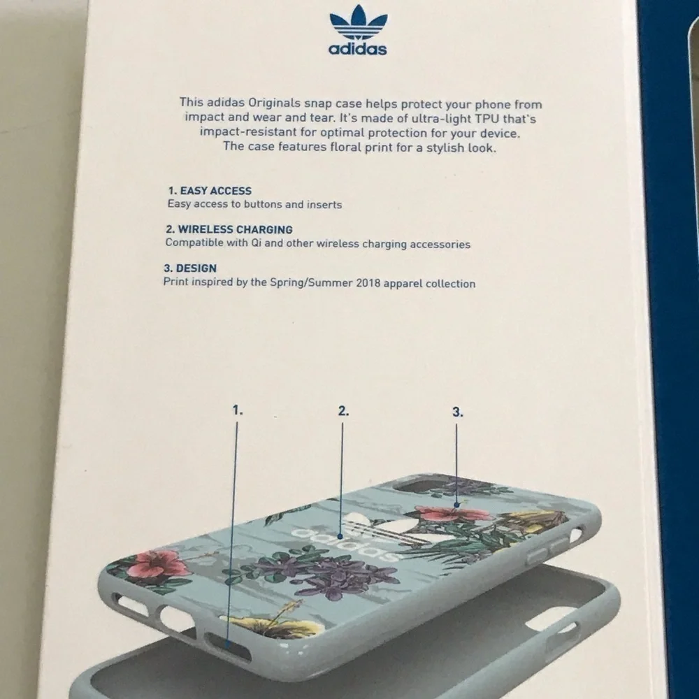 Adidas Originals Floral Tropical Snap Case IPhoneX